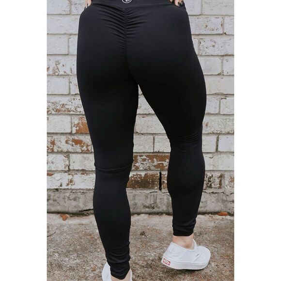 Celestial Bodiez High Rise Booty Scrunch Leggings in Classic Black Size Small - Picture 7 of 8